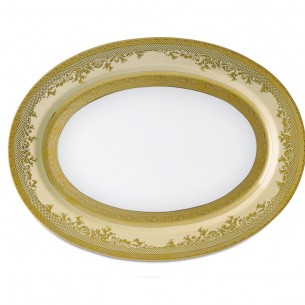 Royal Gold Crème  Oval platter