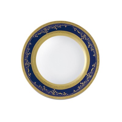 Royal Gold Cobalt  Bread plate