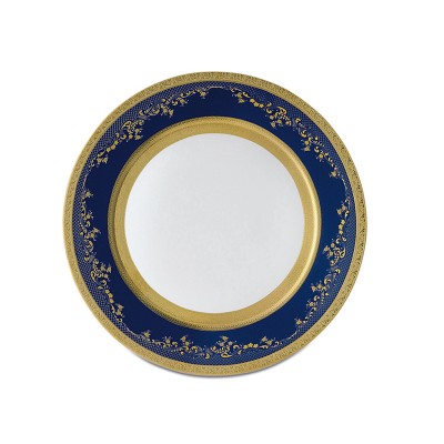 Royal Gold Cobalt  Dessert plate