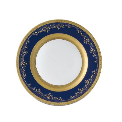 Royal Gold Cobalt  Soup plate