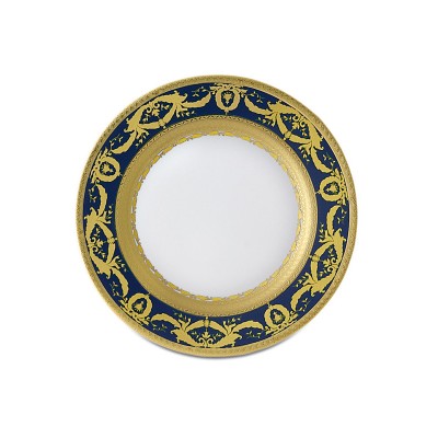 Imperial Gold Cobalt  Bread plate