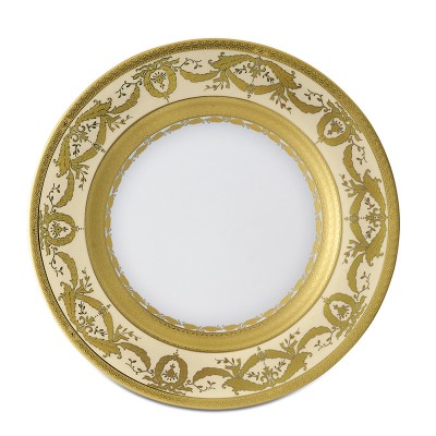 Imperial Gold Crème  Dinner plate